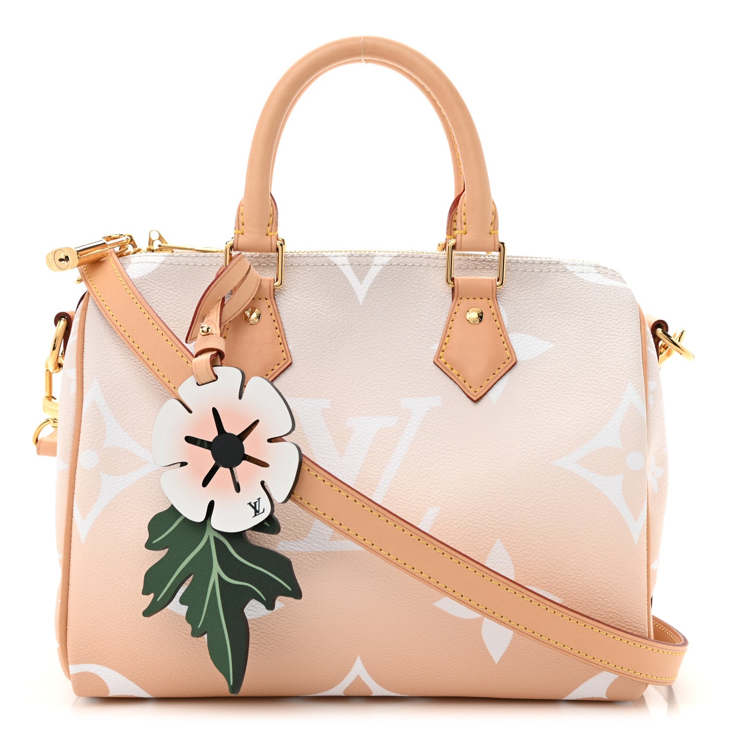 Louis Vuitton Monogram Giant By The Pool Speedy Bandouliere 25 Brume 1 of 9