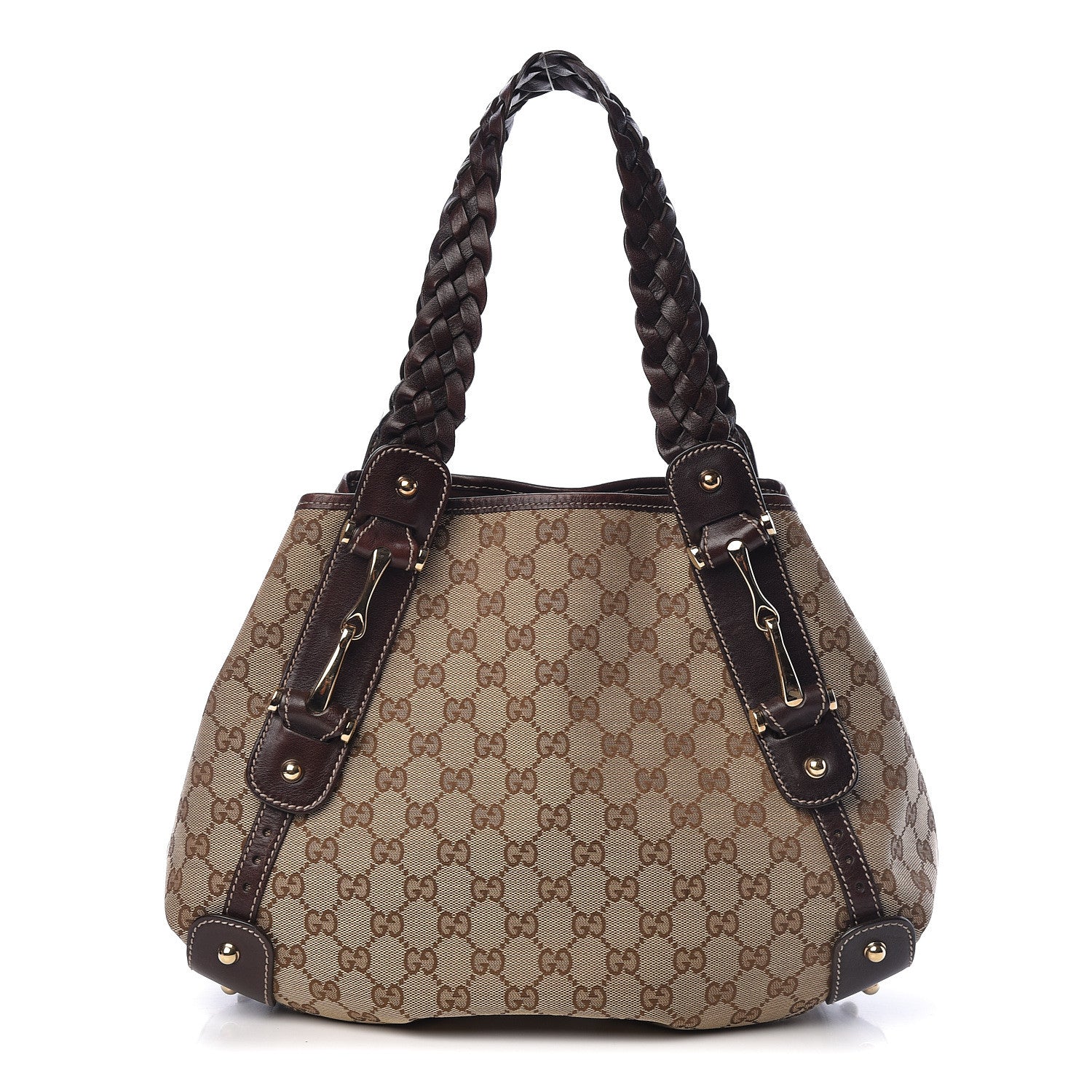 Gucci Monogram Small Pelham Shoulder Bag Dark Brown 1 of 10