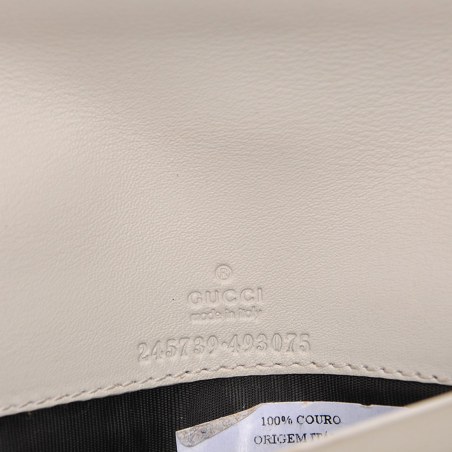 Calfskin 1973 Continental Clutch Wallet Off White