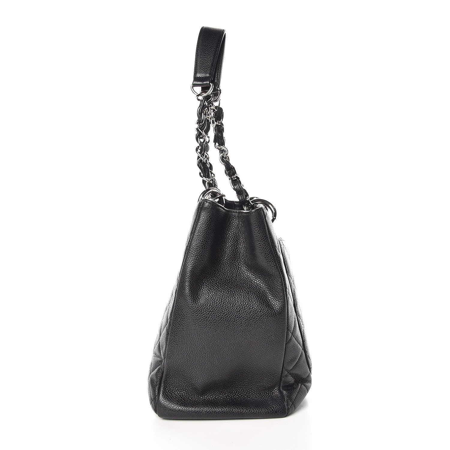 Chanel Caviar Quilted Grand Shopping Tote GST Black 10 of 10
