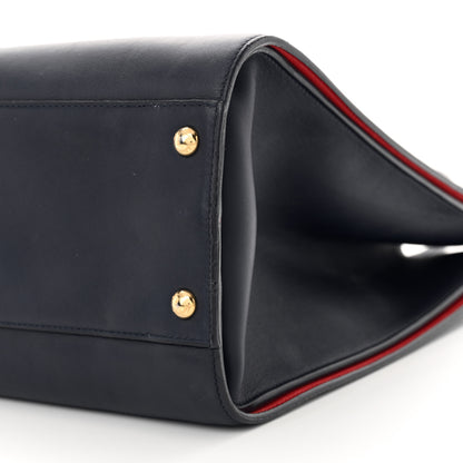 Salvatore Ferragamo Calfskin Whitney Tote Navy 9 of 18