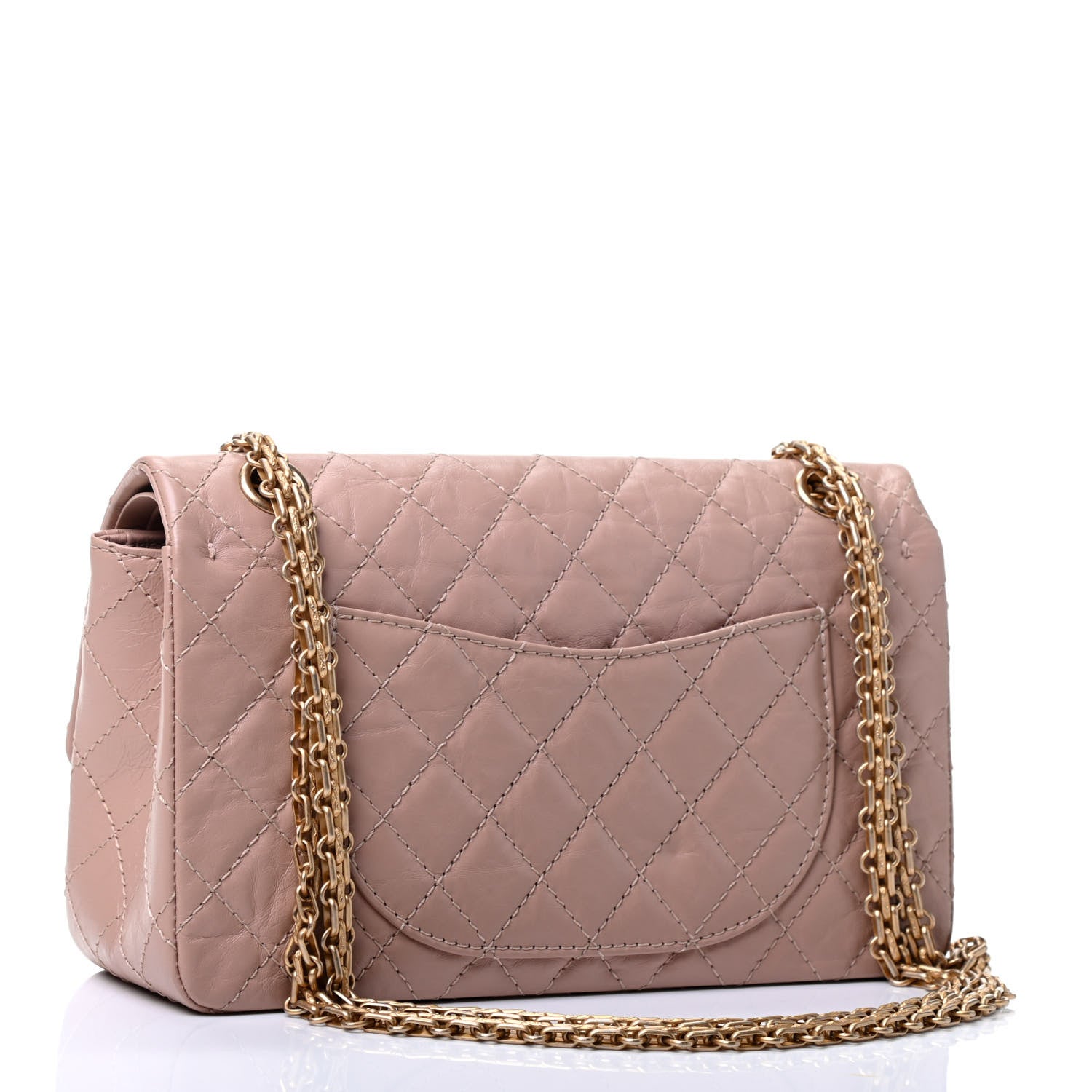 Chanel Aged Calfskin Quilted 2.55 Reissue 225 Flap Light Beige 2 of 4