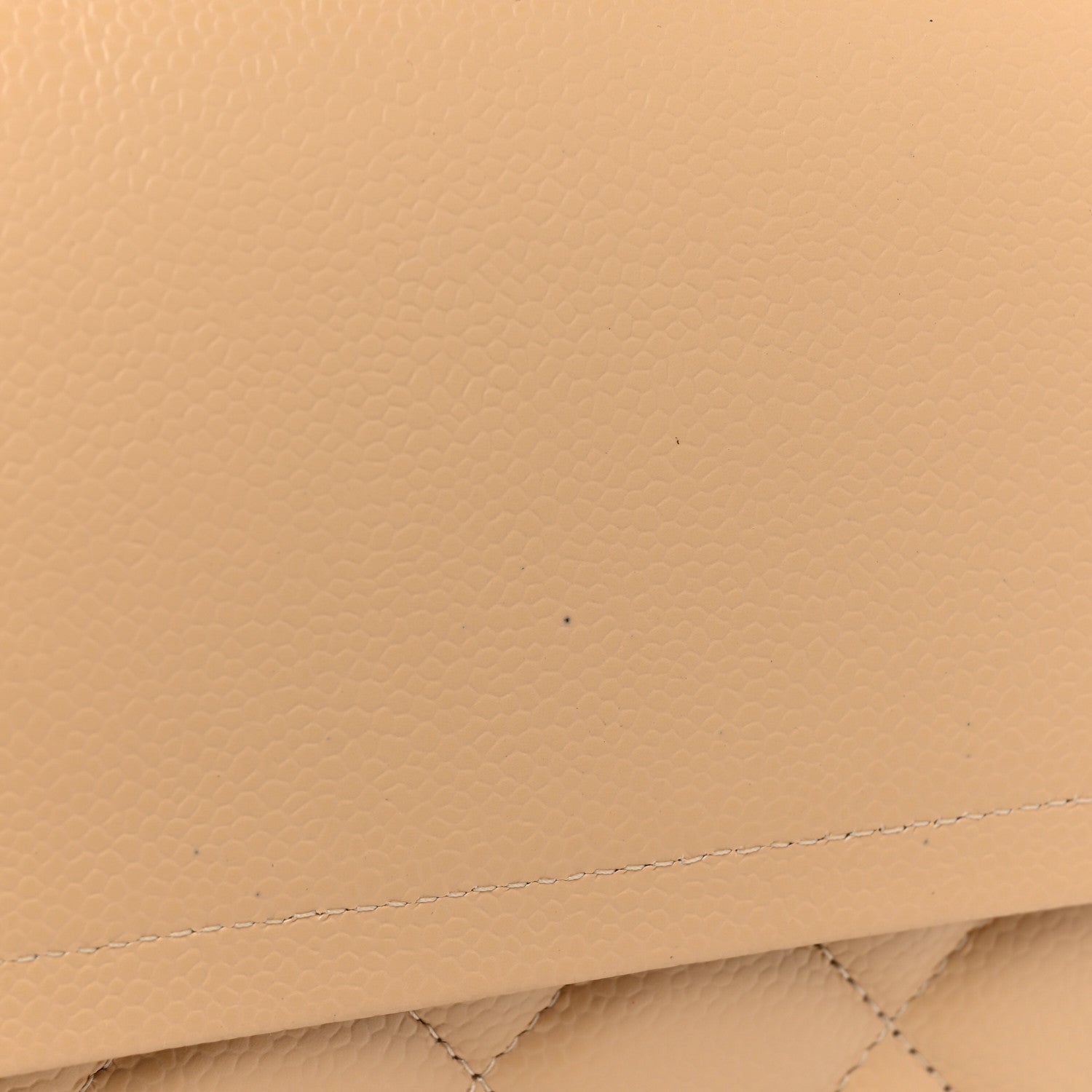 Chanel Caviar Quilted Jumbo Double Flap Beige 11 of 14