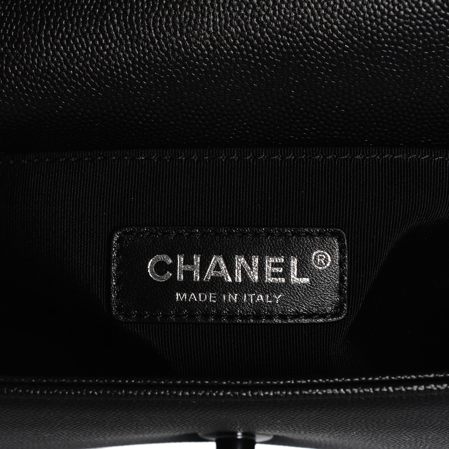 Caviar Quilted Small Boy Flap So Black