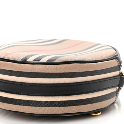 Burberry E-Canvas Calfskin Icon Stripe Louise Bag Archive Beige 11 of 12