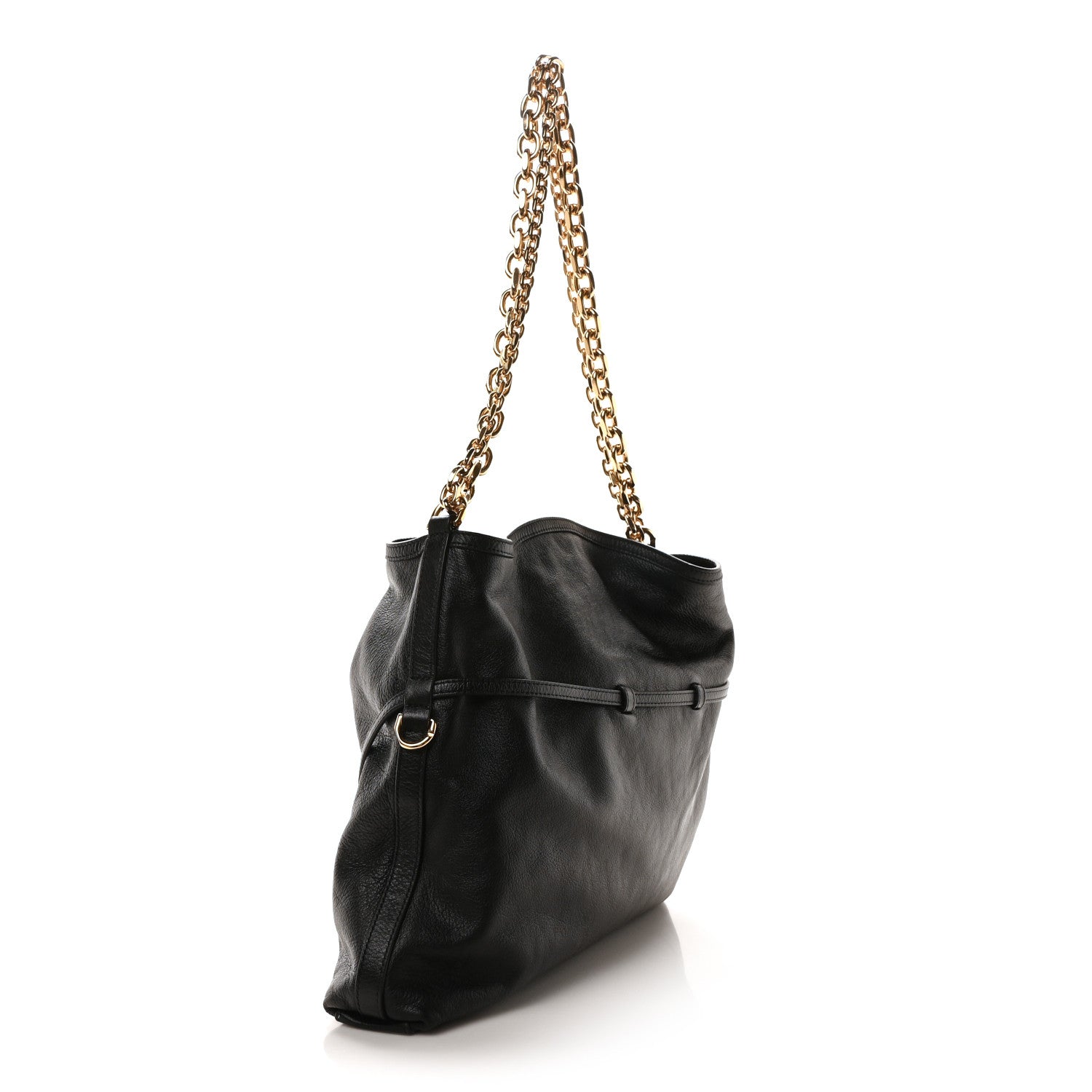 Givenchy Tumbled Calfskin Medium Voyou Bag Black 3 of 11