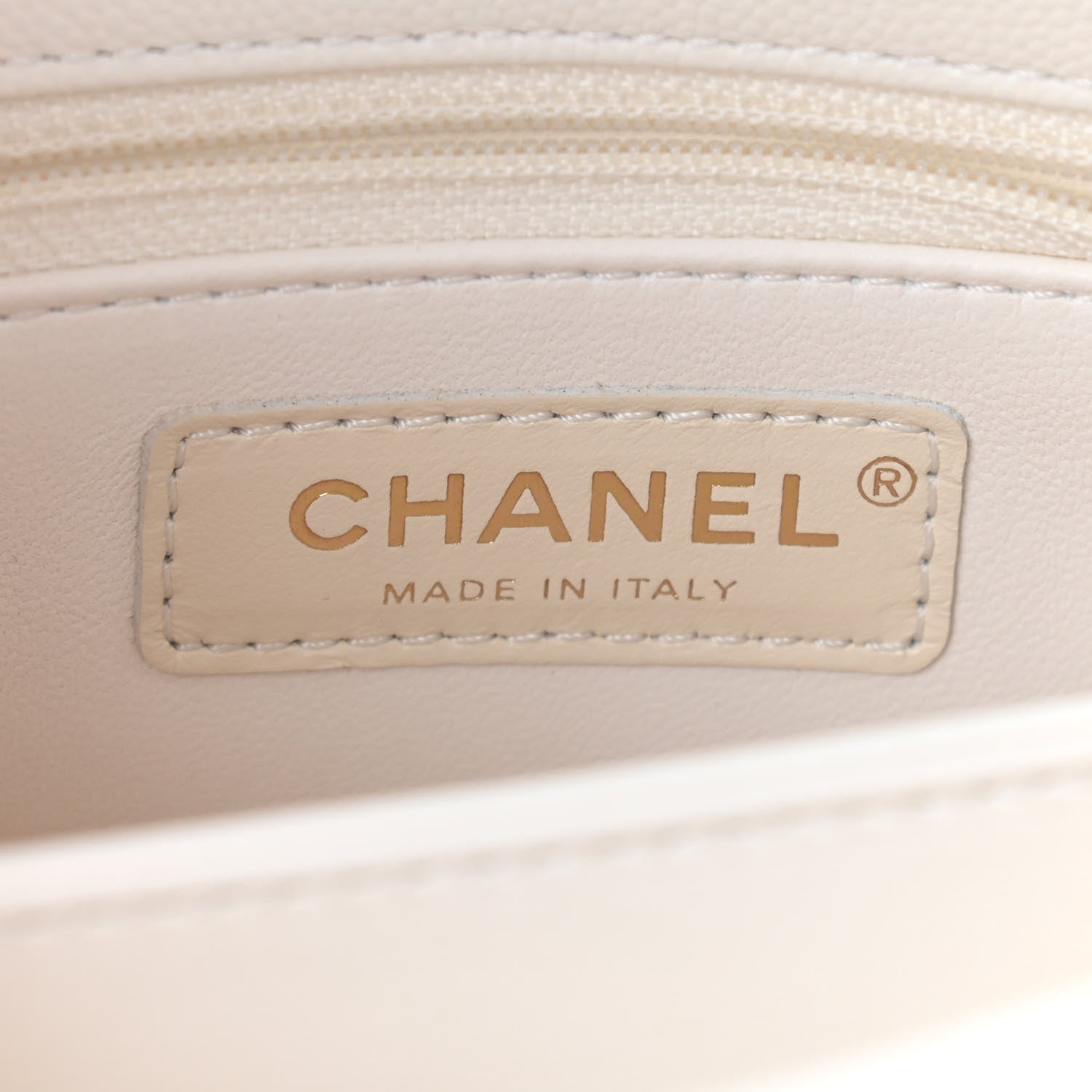 Chanel Caviar Quilted Mini Coco Handle Flap White 6 of 9