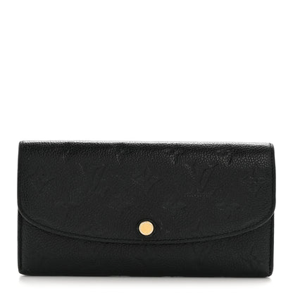 Louis Vuitton Empreinte Emilie Wallet Black Dune 1 of 13