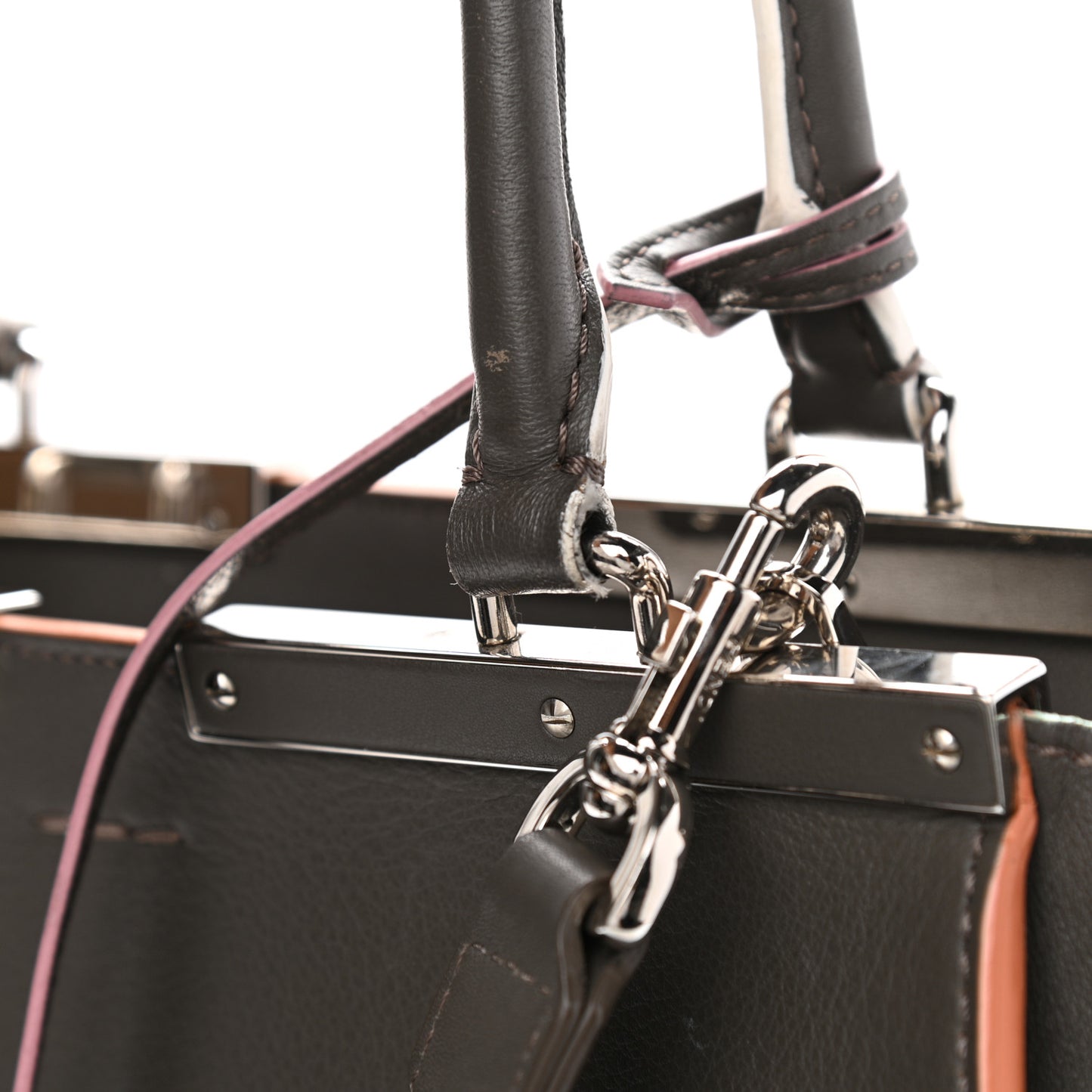 Vitello Dolce Century Petite 3Jours Tote Carbone