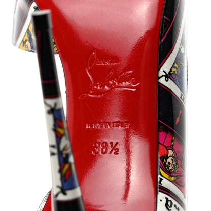 Christian Louboutin Patent Tarot Iriza 100 Pumps 38.5 Multicolor 7 of 7