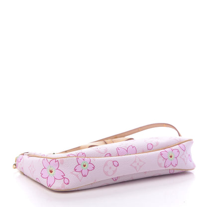 Louis Vuitton Monogram Cherry Blossom Pochette Accessories Pink 4 of 10