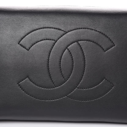 Chanel Calfskin Quilted Large Easy Shopping Tote Black 10 of 14