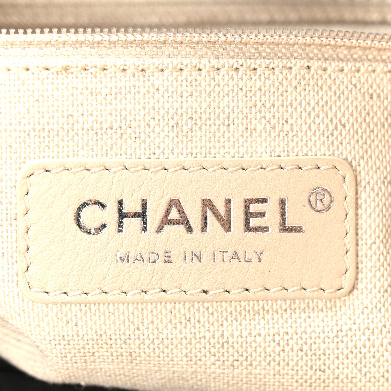 Chanel Mixed Fibers Small Deauville Tote Beige 8 of 10