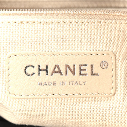 Chanel Mixed Fibers Small Deauville Tote Beige 8 of 10