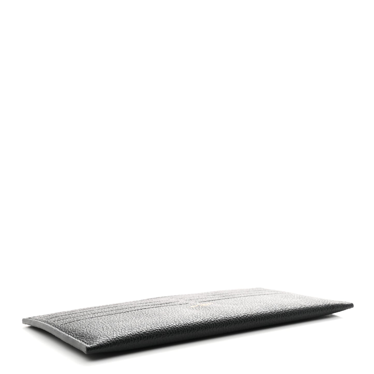 Calfskin Felicie Chain Wallet Card Holder Insert Black