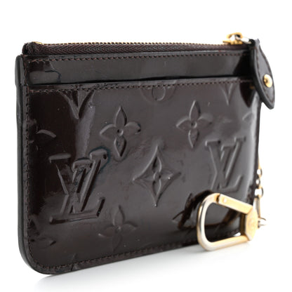 Louis Vuitton Vernis Key Pouch Amarante 3 of 9