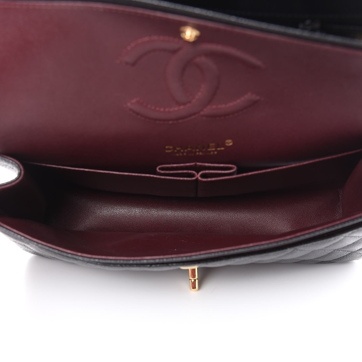 Chanel Caviar Quilted Medium Double Flap Black 5 of 11