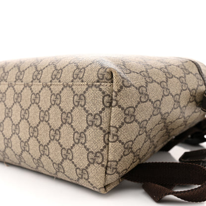 Gucci GG Supreme Monogram Margaux Calfskin Childrens Day Backpack Beige Ebony Cocoa Dark Chocolate 10 of 12