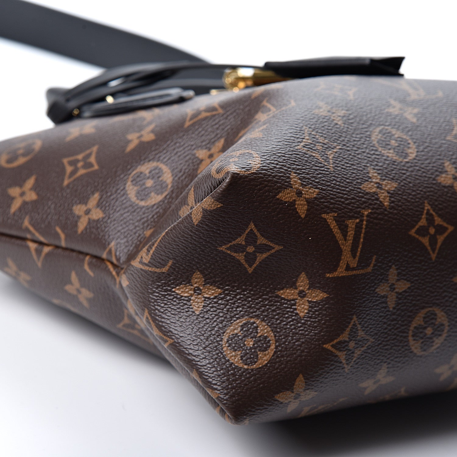 Louis Vuitton Monogram Flower Zipped Tote PM Black 9 of 11