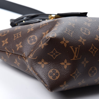 Louis Vuitton Monogram Flower Zipped Tote PM Black 9 of 11