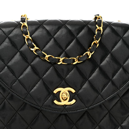 Chanel Lambskin Quilted Single Flap Black 9 of 15