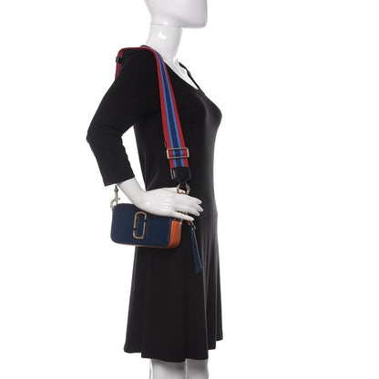 Marc Jacobs Saffiano Small Snapshot Camera Bag Navy Multicolor 2 of 12