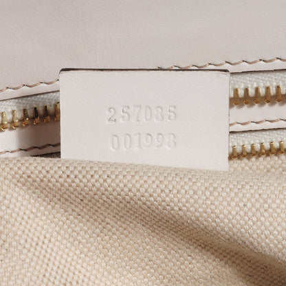 Gucci Monogram Web Heritage Medium Tote White 7 of 7