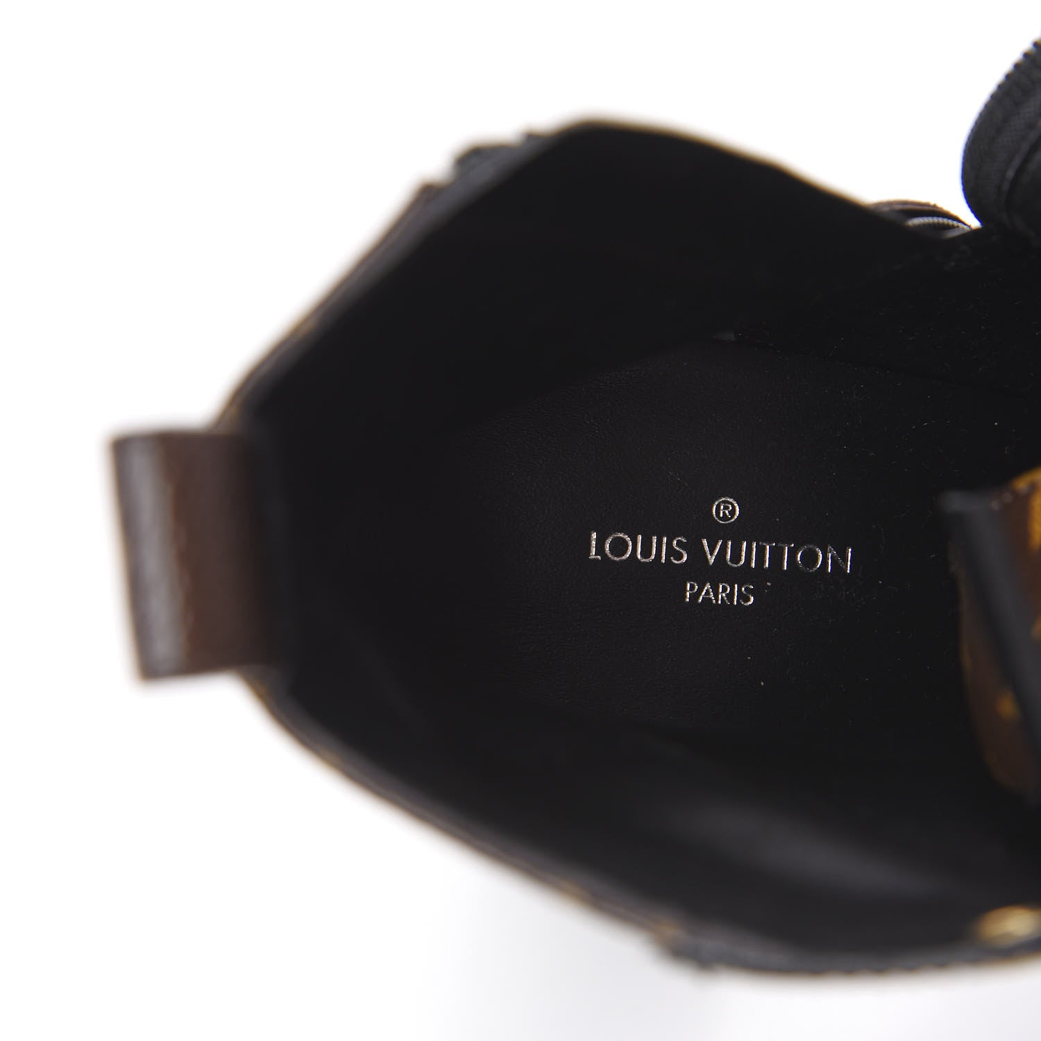 Louis Vuitton Patent Calfskin Monogram Star Trail Ankle Boots 37 Black 10 of 14