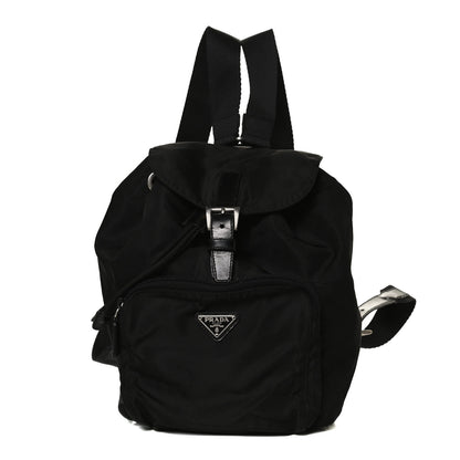 Prada Tessuto Nylon Vela Cinch Backpack Black 1 of 16