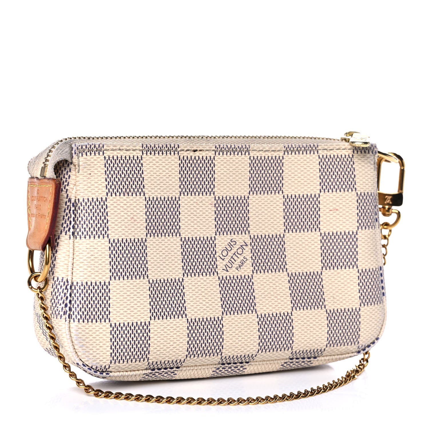 Louis Vuitton Damier Azur Mini Pochette Accessories 3 of 16