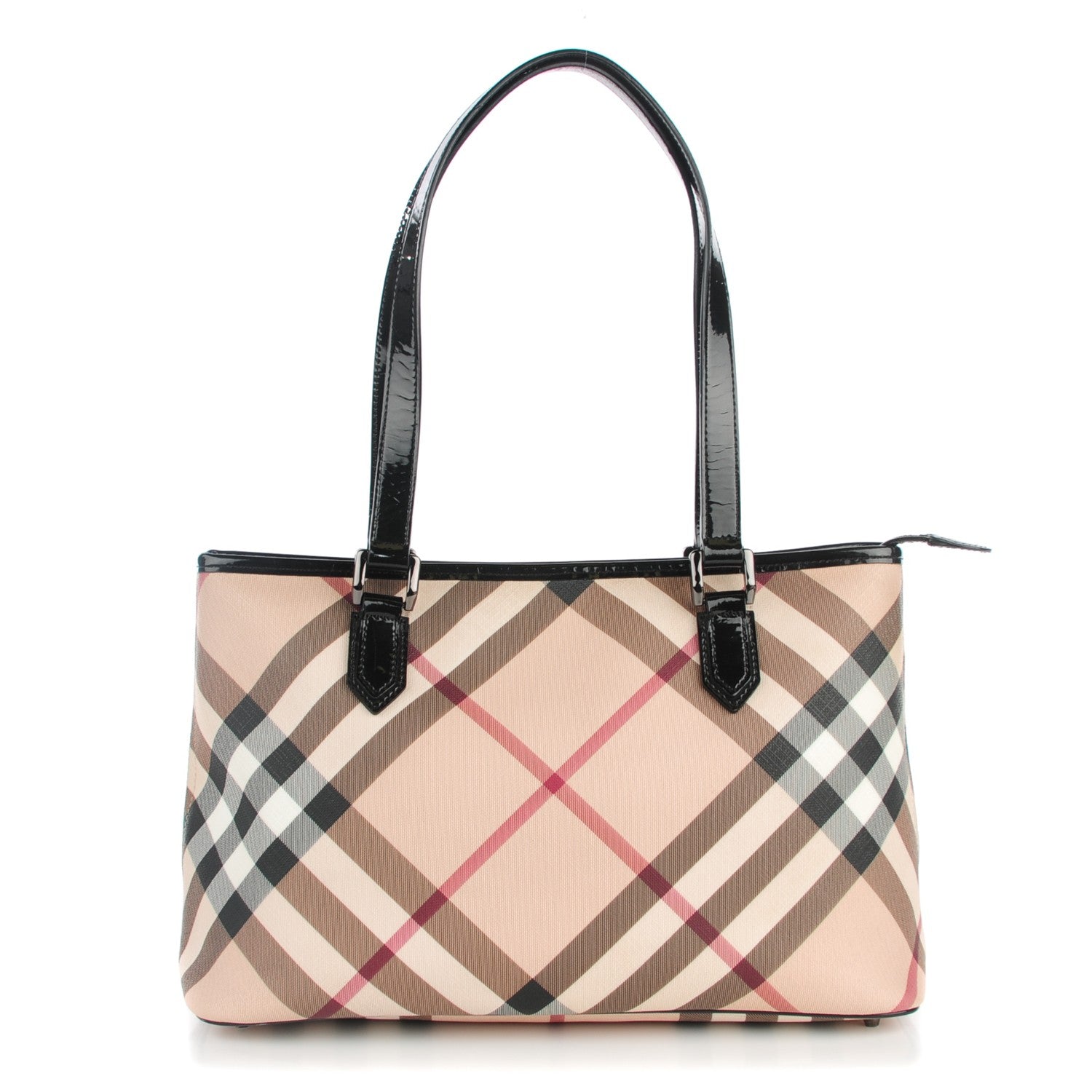 Burberry Supernova Check Regent Tote Black 1 of 12