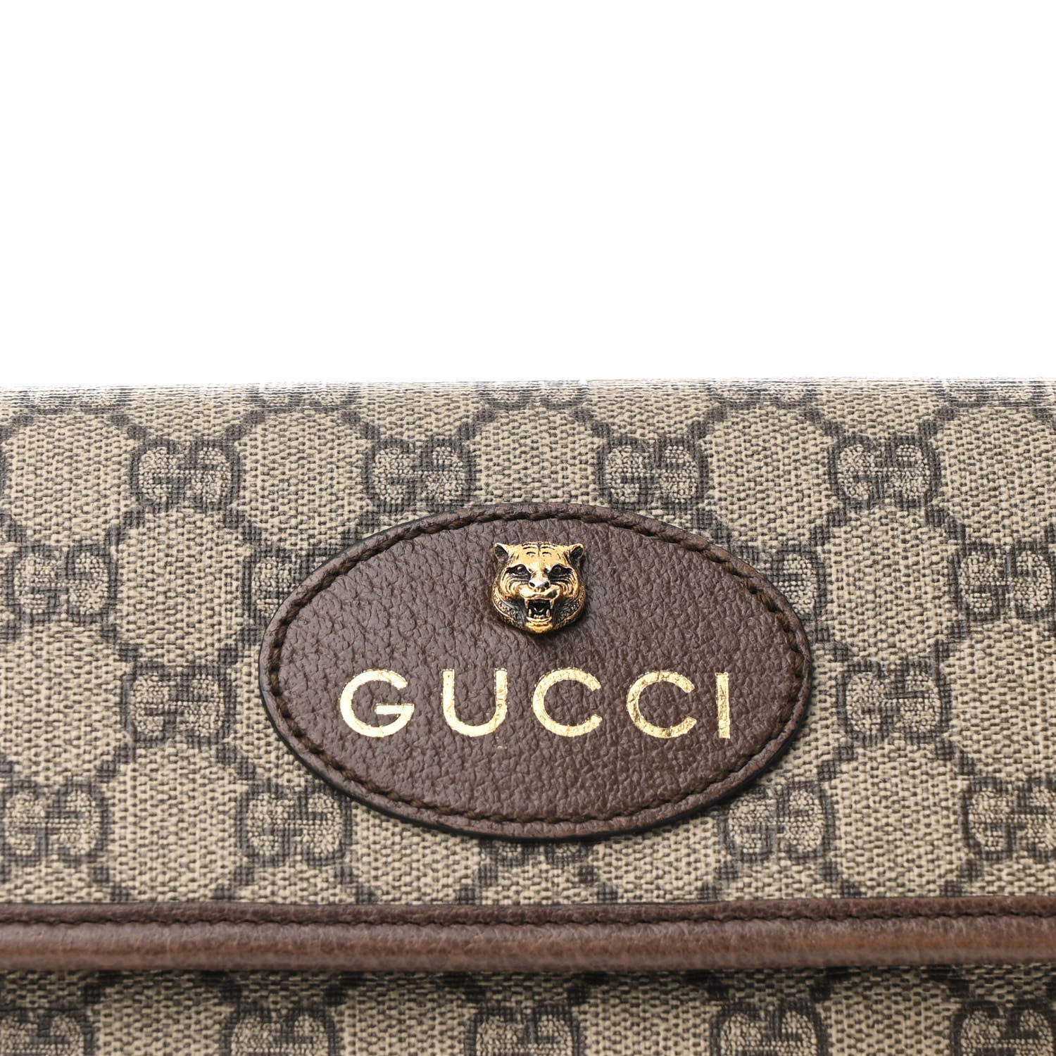 Gucci GG Supreme Monogram Neo Vintage Web Belt Bag Brown 8 of 11