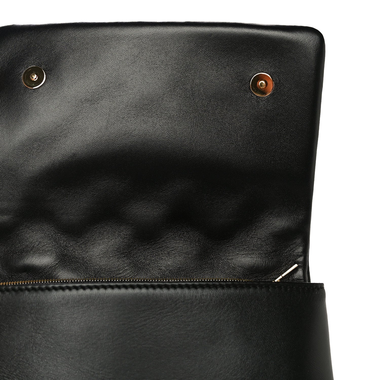 Louis Vuitton Lambskin Embossed Monogram Pochette Coussin Black 11 of 12