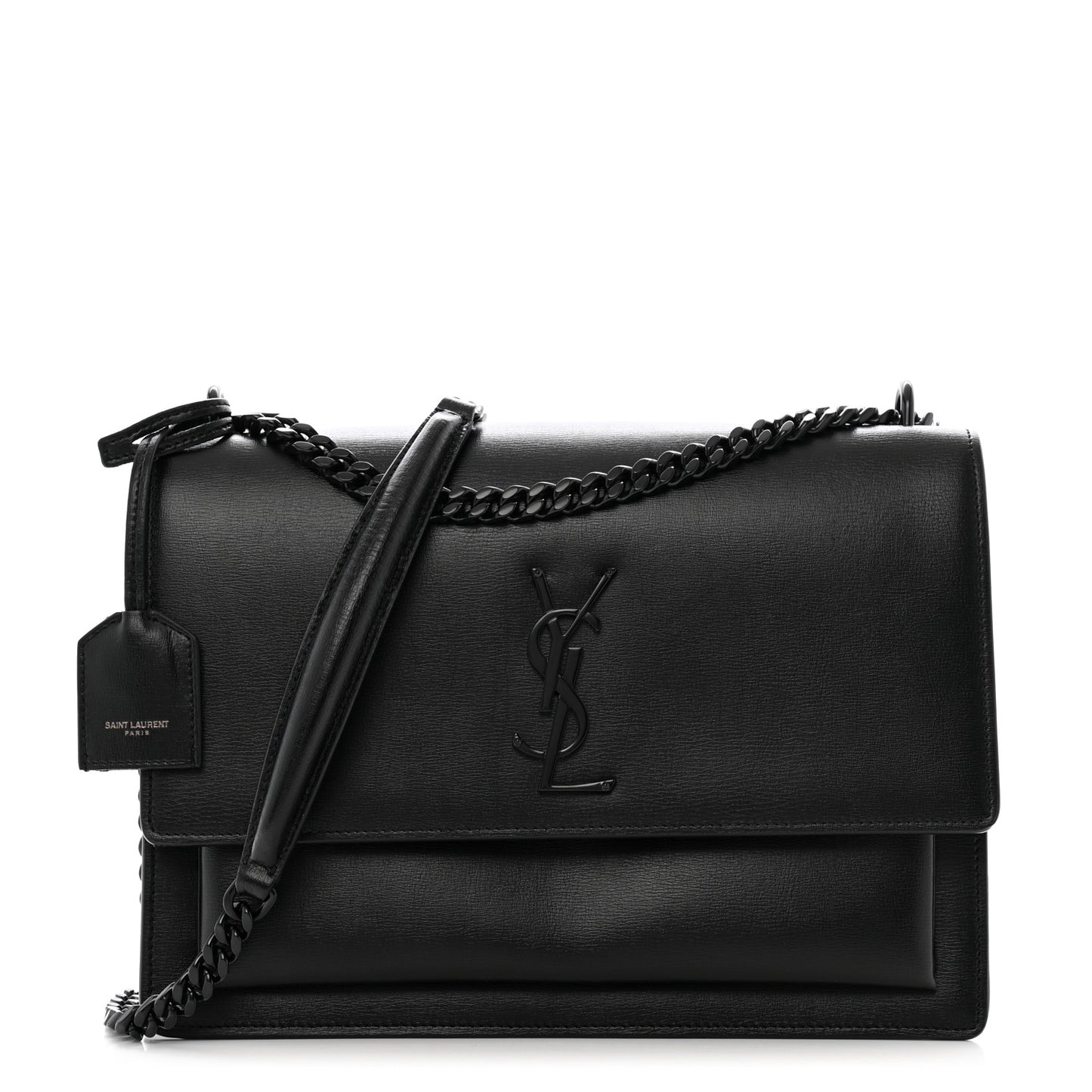 Calfskin Large Monogram Monochrome Sunset Black