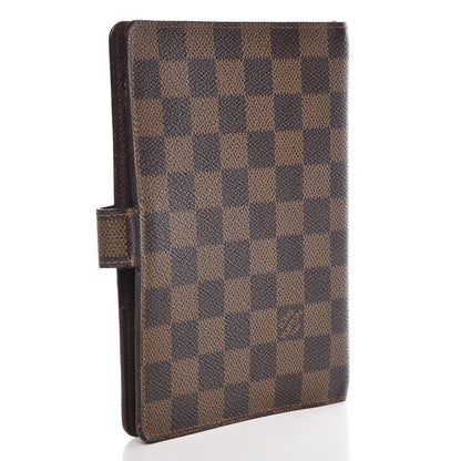 Louis Vuitton Damier Ebene Medium Ring Agenda Cover 3 of 10