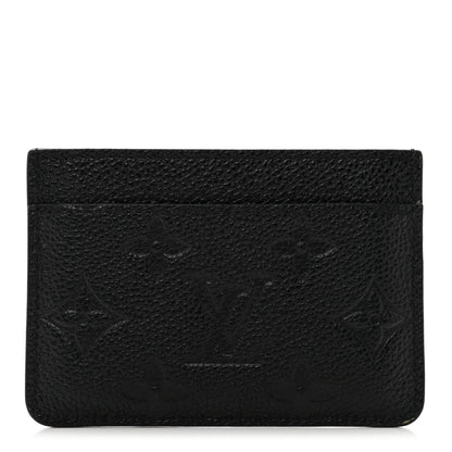 Louis Vuitton Empreinte Card Holder Black 1 of 6