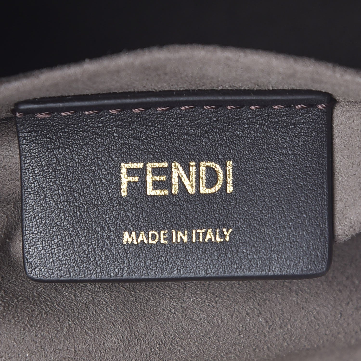 Fendi Vitello Century Matte F is Fendi Stamp Patch Bi-Color Grande Mon Tresor Bucket Bag Camelia Moresco Iris 6 of 7