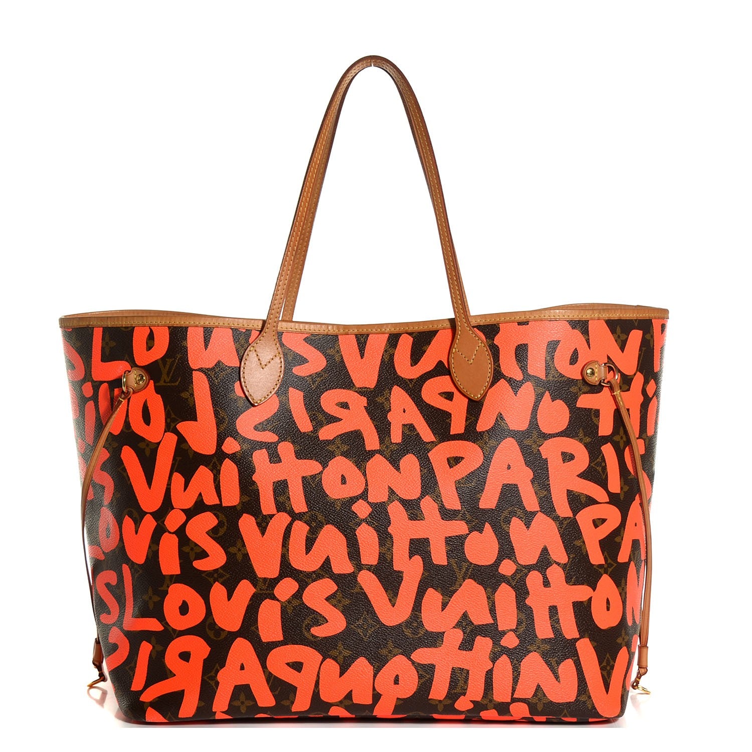 Louis Vuitton Monogram Graffiti Neverfull GM Orange 1 of 7