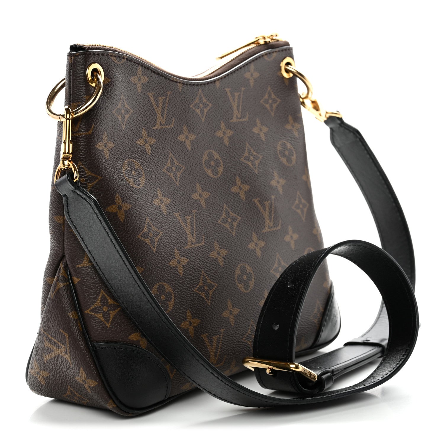 Louis Vuitton Monogram Odeon PM Black 3 of 10