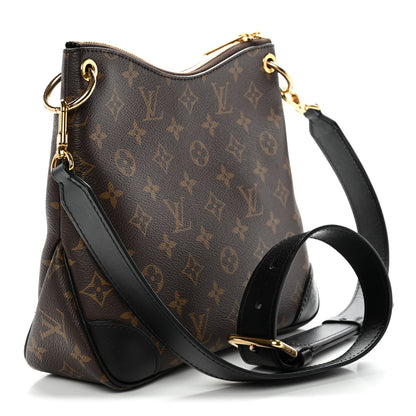 Louis Vuitton Monogram Odeon PM Black 3 of 10