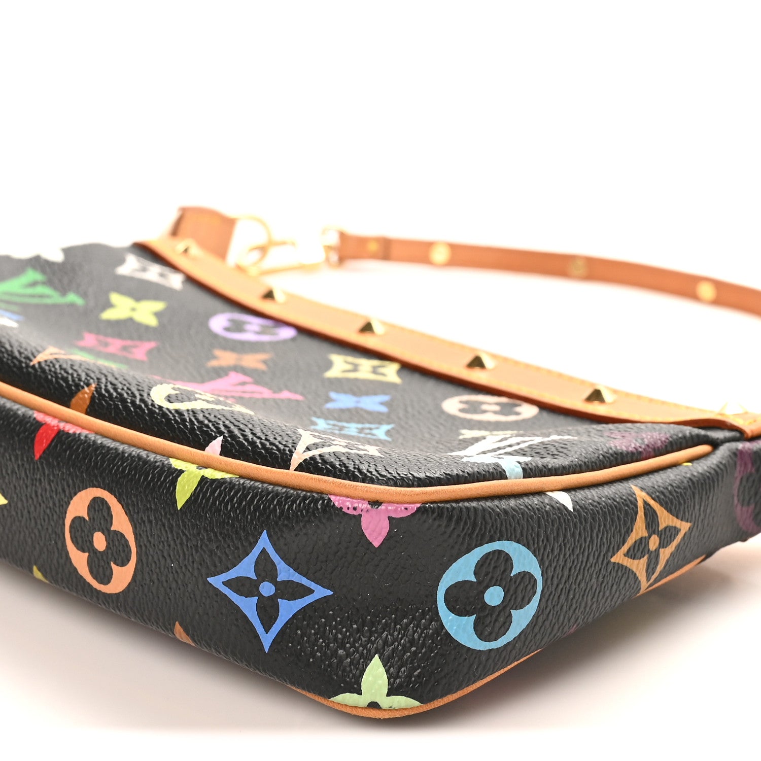 Louis Vuitton Monogram Multicolor Pochette Accessories Black 11 of 11