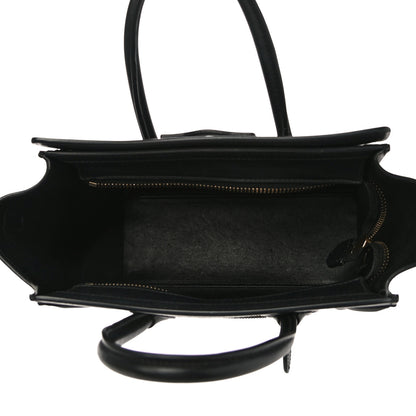 Celine Smooth Calfskin Nano Luggage Black 5 of 12