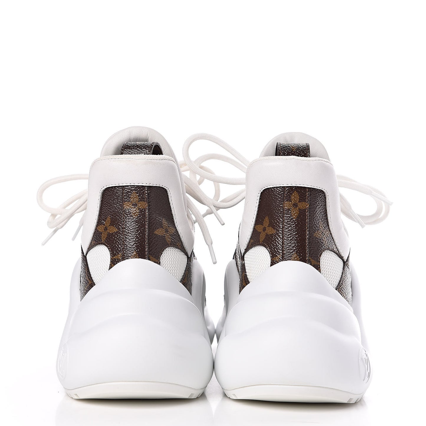 Patent Monogram LV Archlight Sneakers 40 White