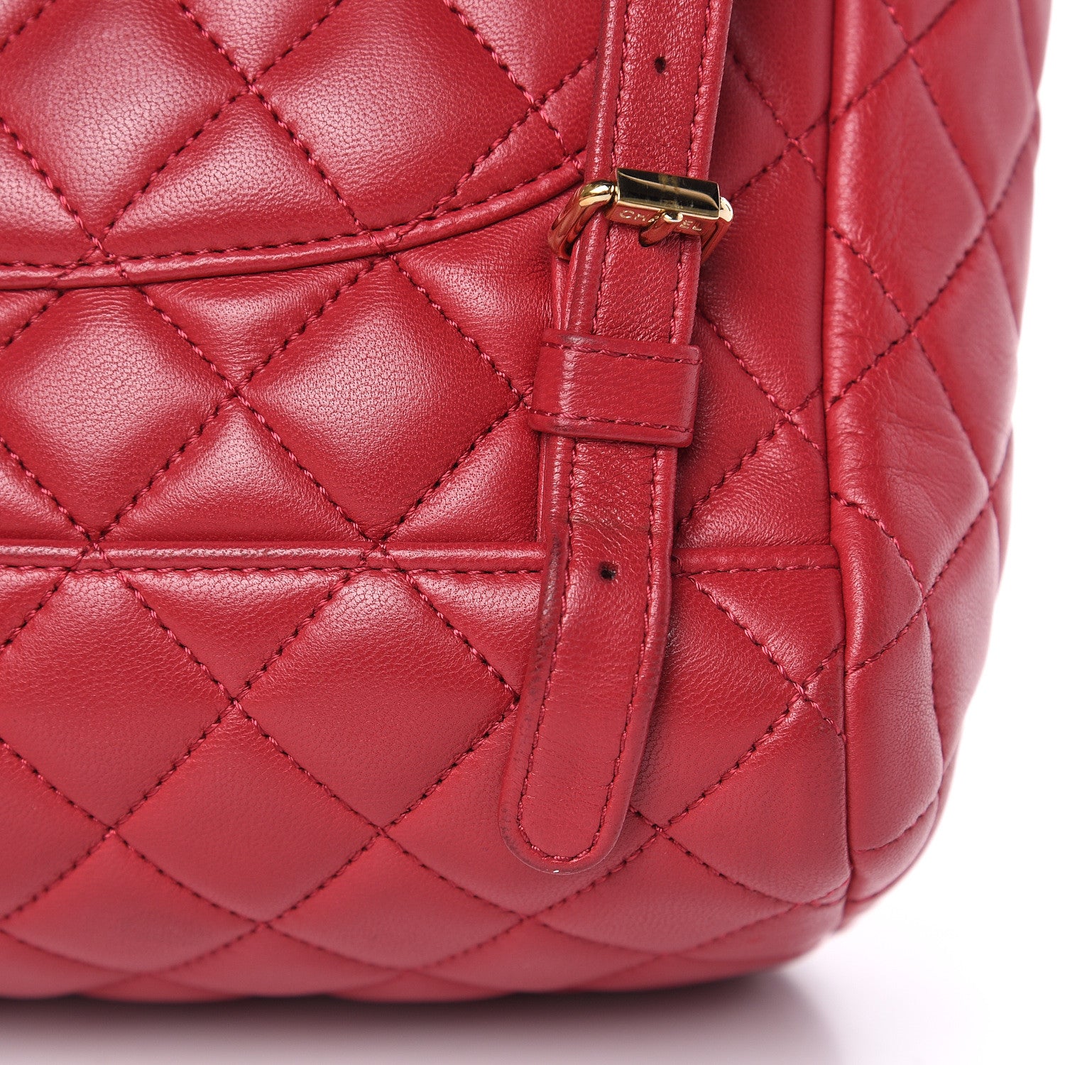 Chanel Lambskin Quilted Small Urban Spirit Backpack Red 15 of 17