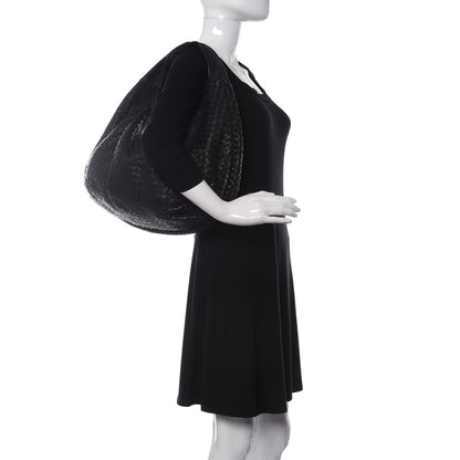 Bottega Veneta Nappa Intrecciato Large Belly Veneta Hobo Black 2 of 9