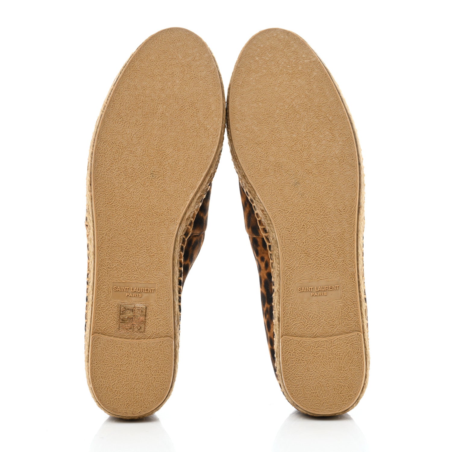 Saint Laurent Suede Leopard Print Espadrilles 40 5 of 9