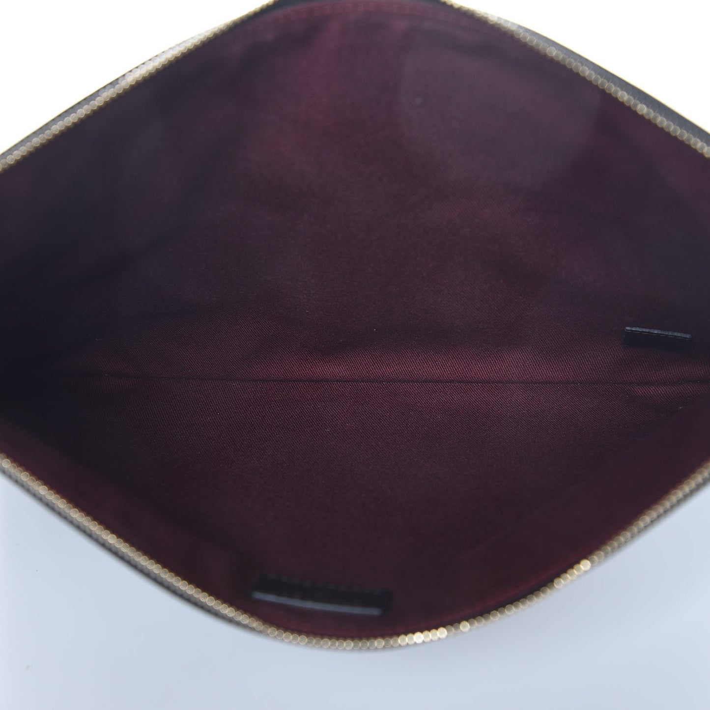Calfskin Large Gabrielle Cosmetic Case Black