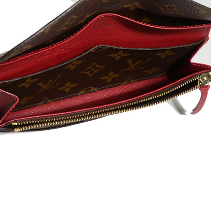 Louis Vuitton Monogram Emilie Wallet Red 6 of 8