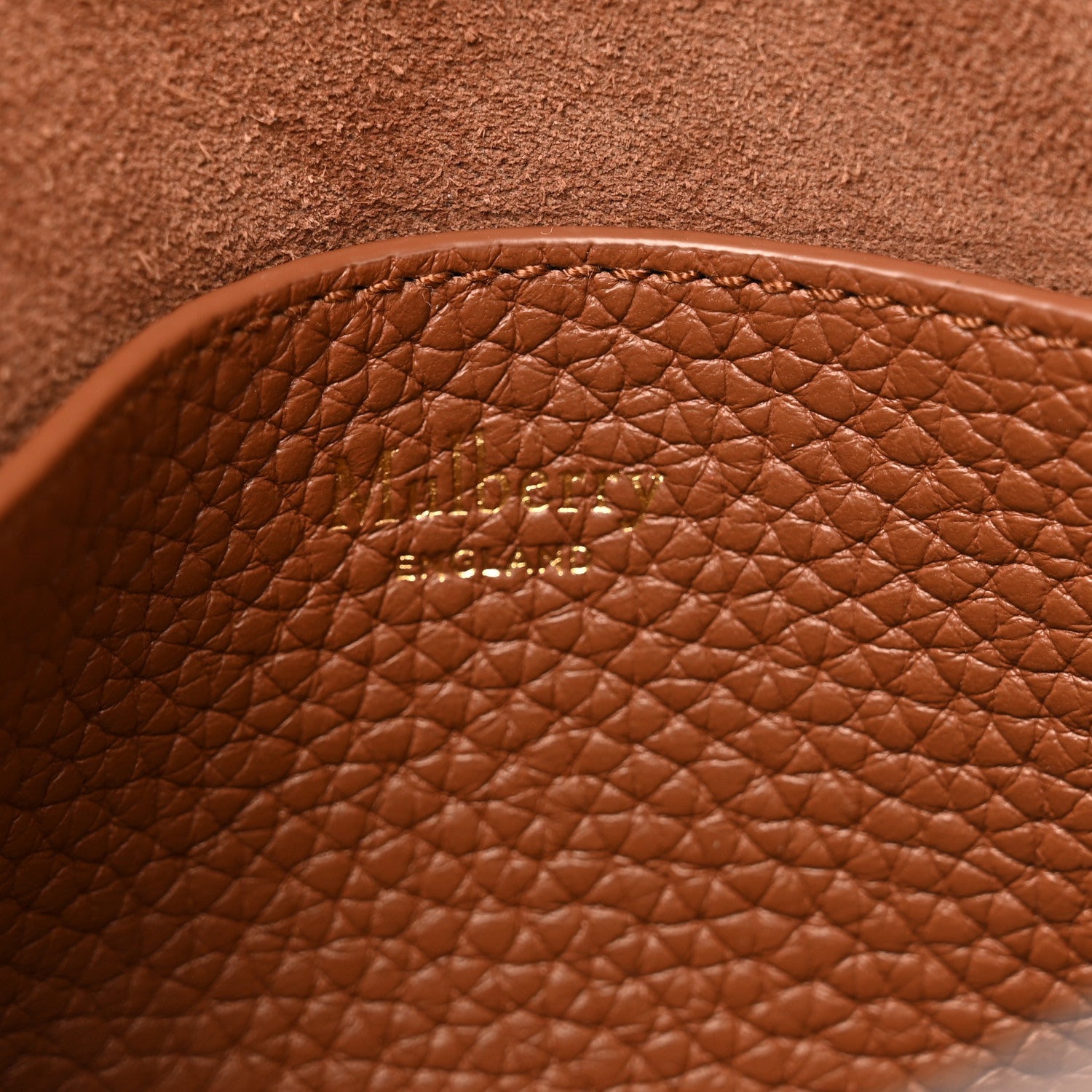 Mulberry Heavy Grain Mini Alexa Chestnut 6 of 12