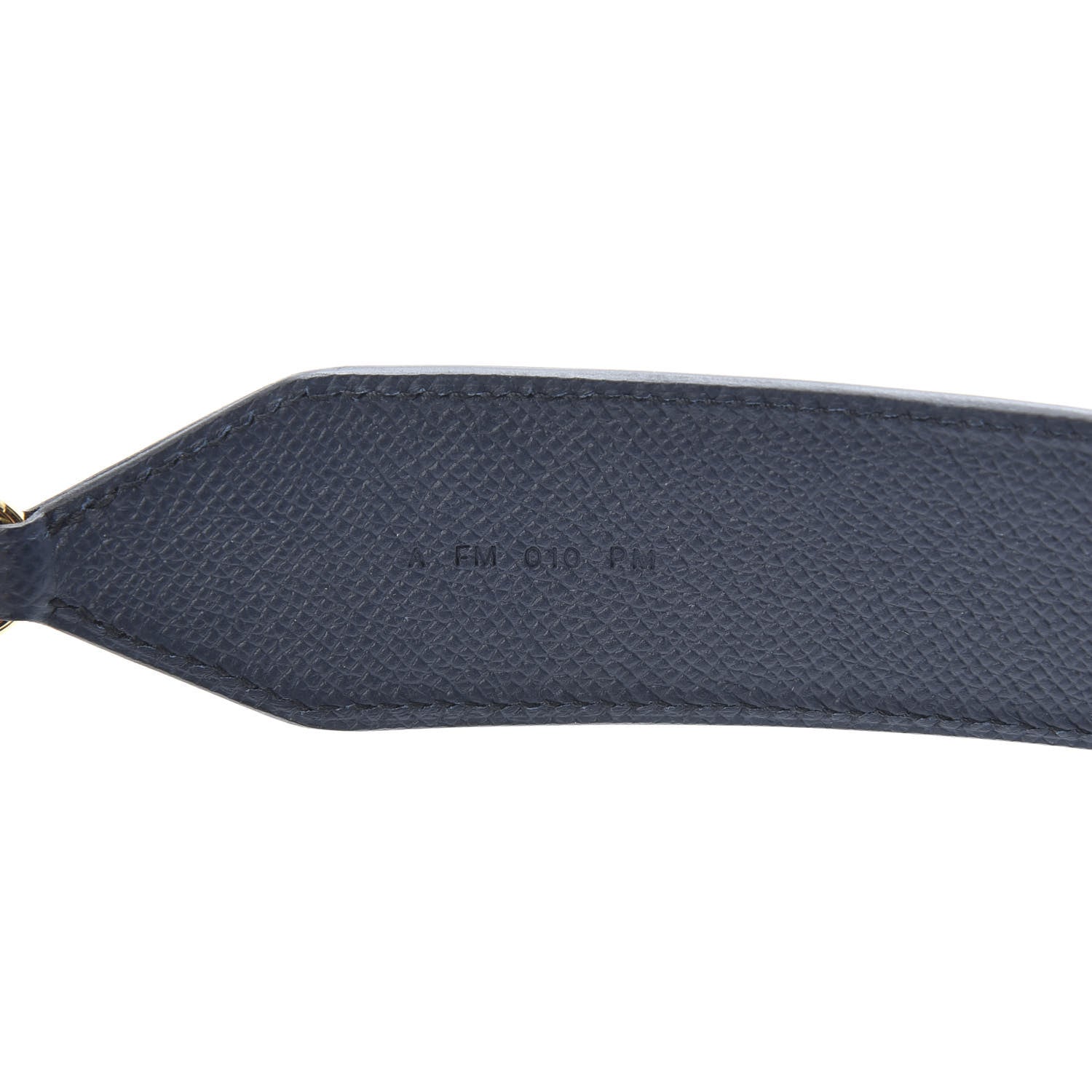Hermes Epsom 40mm Tressage Shoulder Strap Bleu Indigo Black Terre Battue 4 of 4